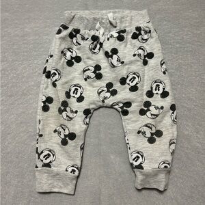 Disney Baby Mickey Print Sweat Pants Kids Size 12 Month